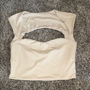 🤍 Cute Cream Women's Top